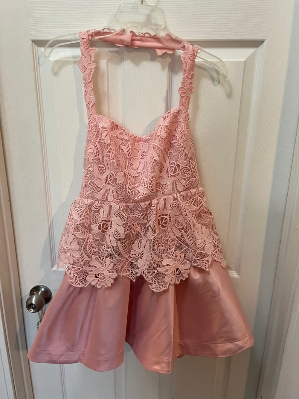 NWT Anthropologie BHLDN pink lace mini dress - STUNNING - Picture 5 of 15